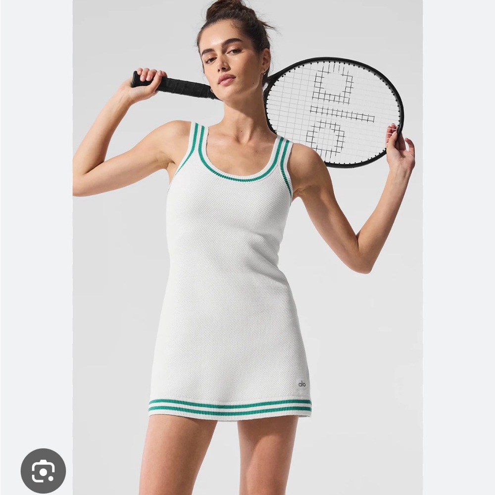 ALO Club Sweater Knit Tennis Dress